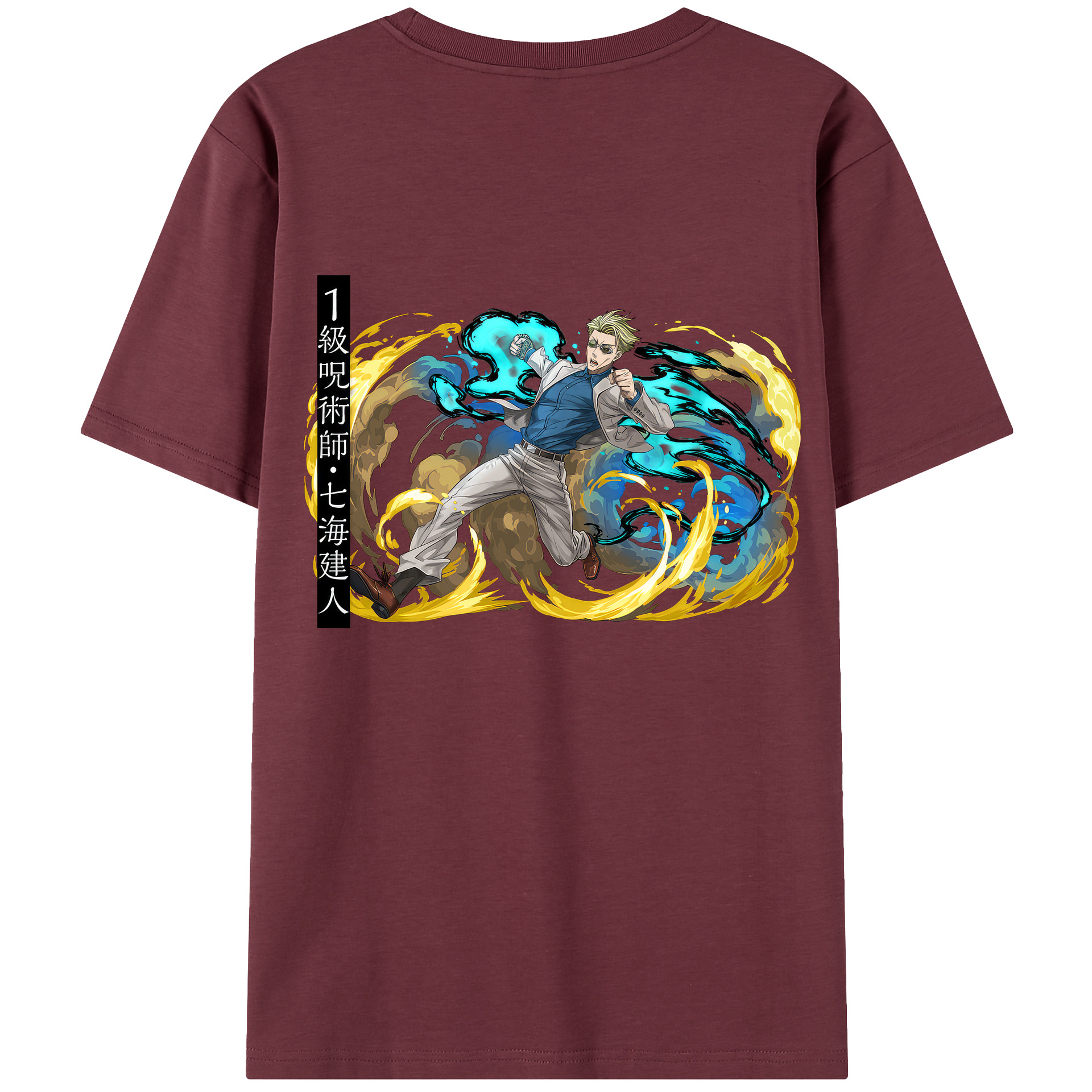 （画像用） 呪術廻戦 Jujutsu Kaisen 綿100％半袖Tシャツ（背面プリント）